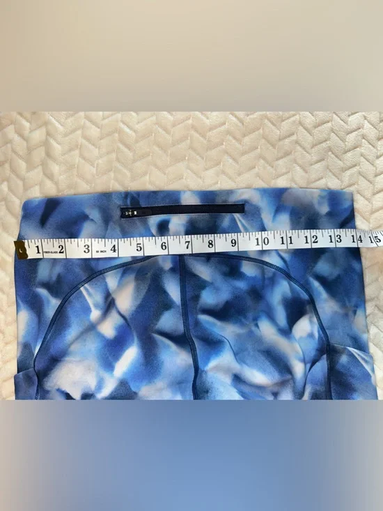 Lululemon Speed Up Tight Inseam 28" Alpine White Midnight Navy Size 10 - Picture 7 of 7